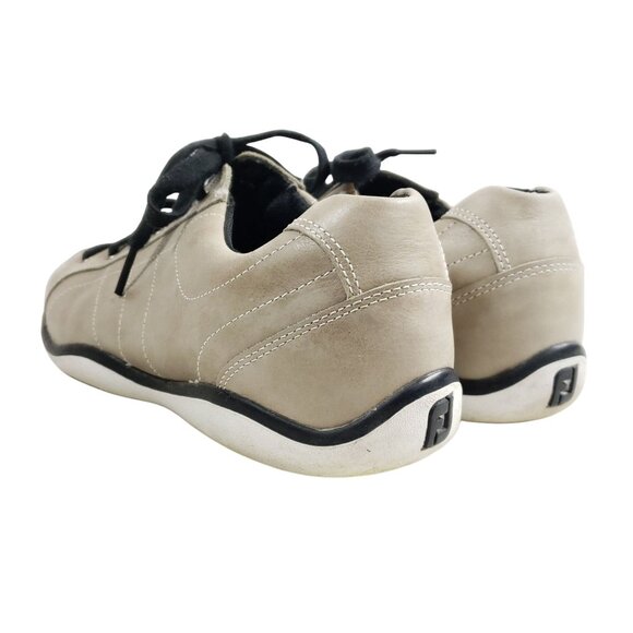 Footjoy Lo Pro Womens Size 8 Spike-less Golf Shoes Tan Leather - Picture 5 of 9